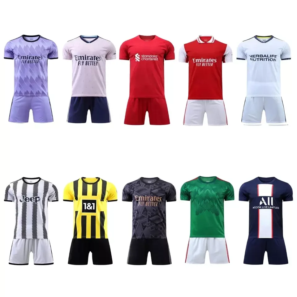 2022 Football Shirt set Club soccer Jersey barcelona-jersey 2023 spain football jersey