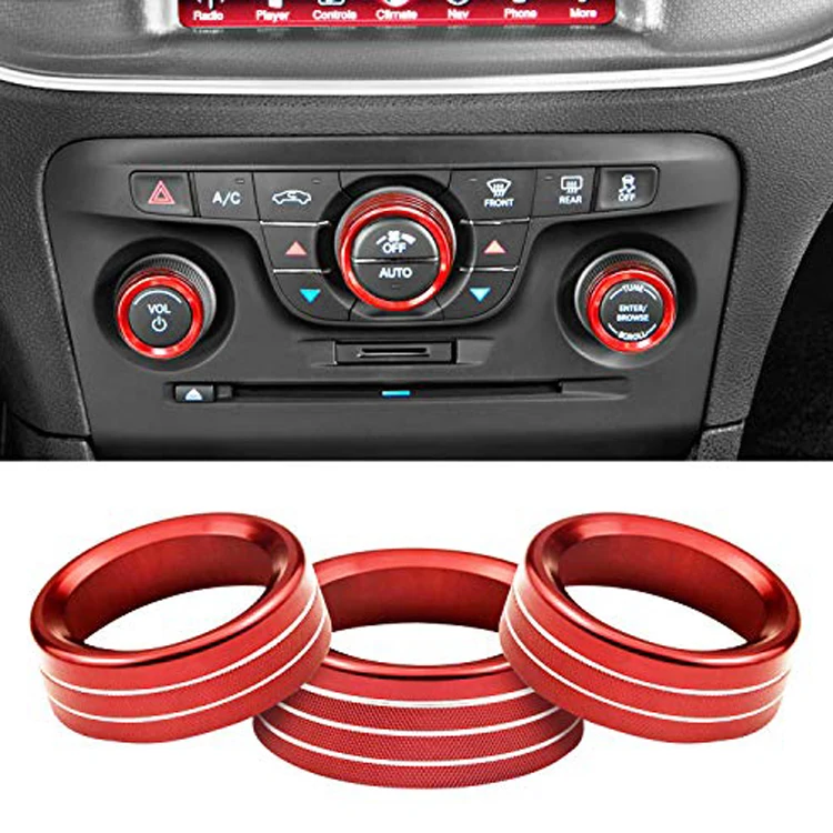 Air Conditioner Switch CD Button Knob for Dodge Challenger Charger Chrysler 300 300s 2015-2019 for Ram 2013-2018