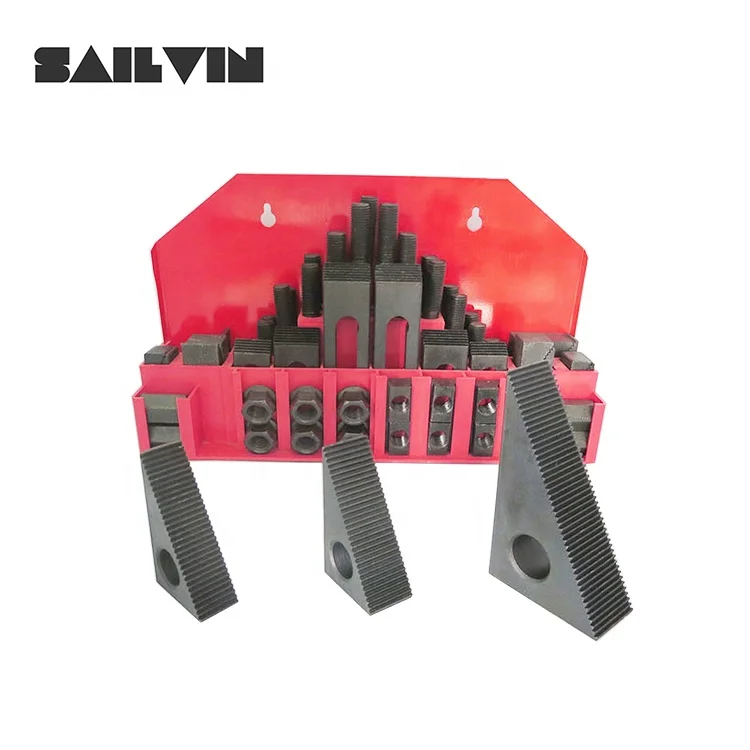 High Precision CNC 58 Pieces M8 M10 M12 M14 M16 Metric Milling Clamping Kit