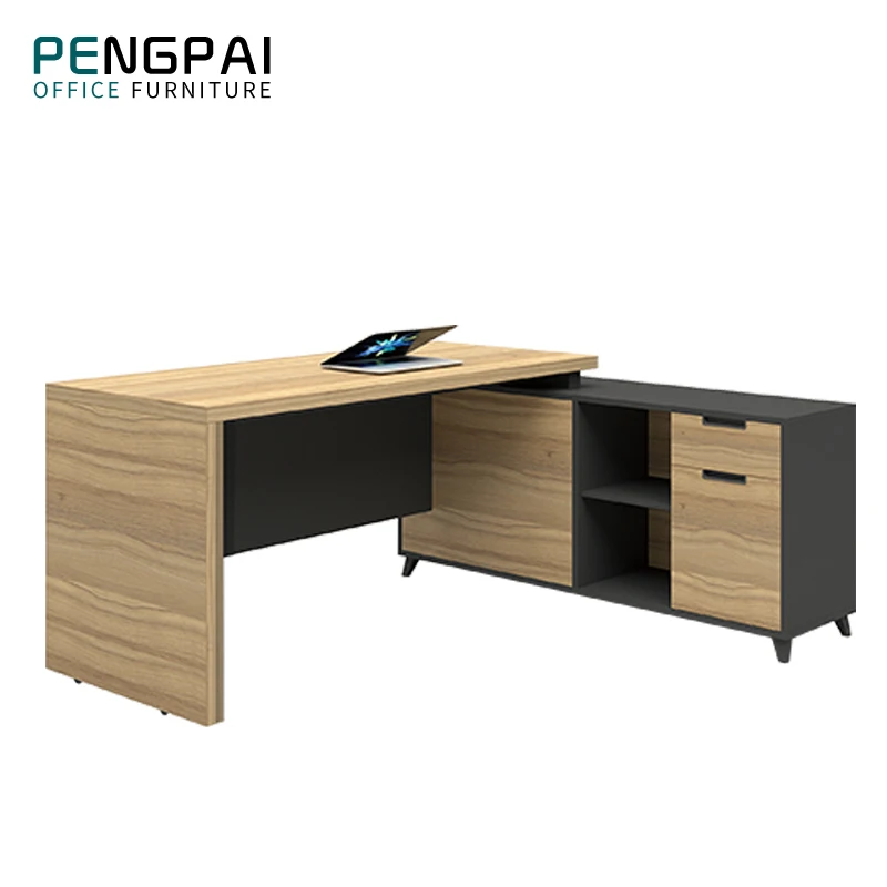 Pengpai Fashion mdf wooden durable antique modern office table