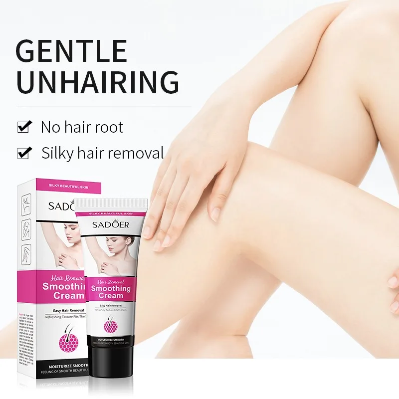 Safe and gentle depilatory hair removal cream permanent hair removal cream for applicable to a variety of skin