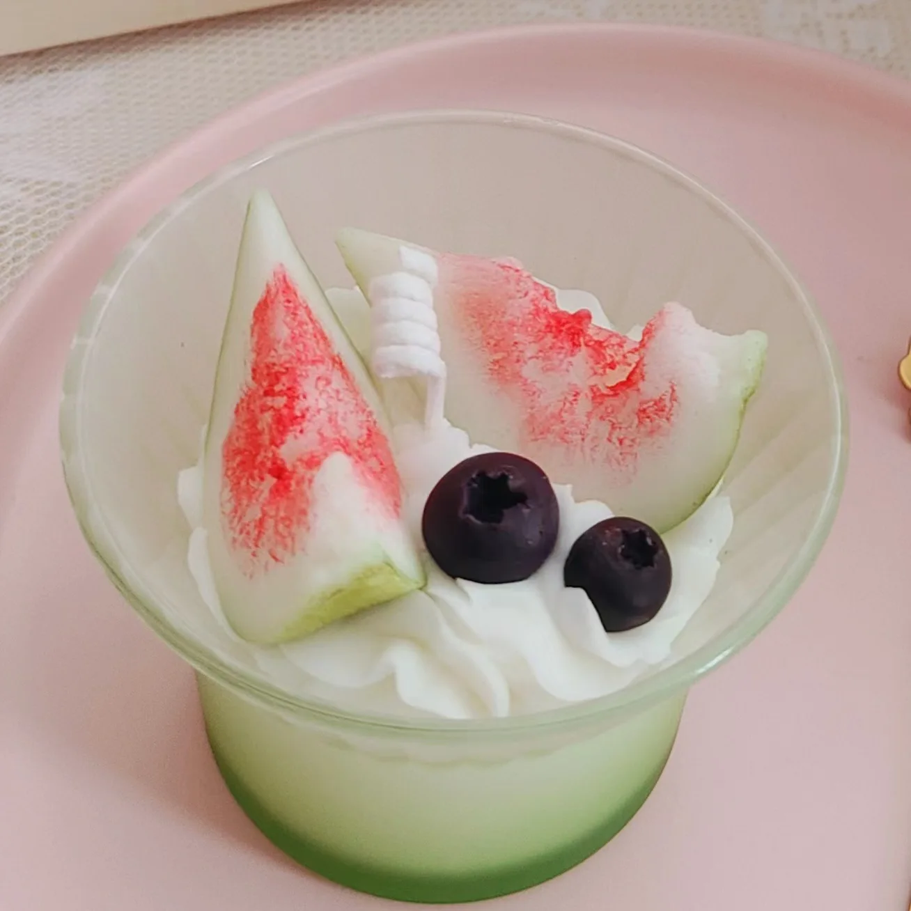 Hot Selling Ice Cream Party Candle Sweet Gift  Home Fragrance Long Burning Deodorized Candles