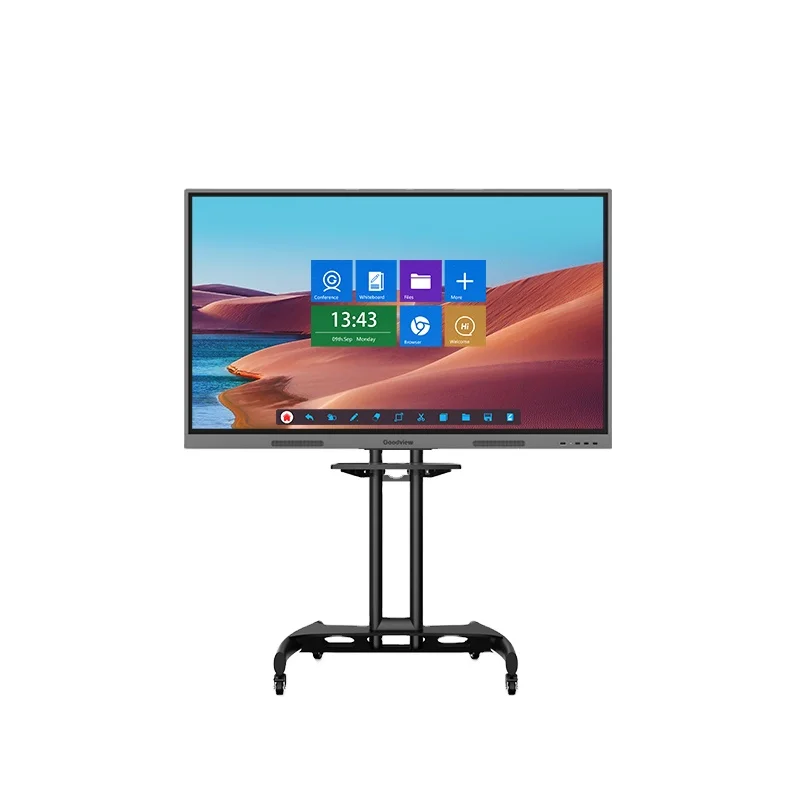 Goodview 55 inch blackboard writing smart digital vision usb touch interactive whiteboard  classroom