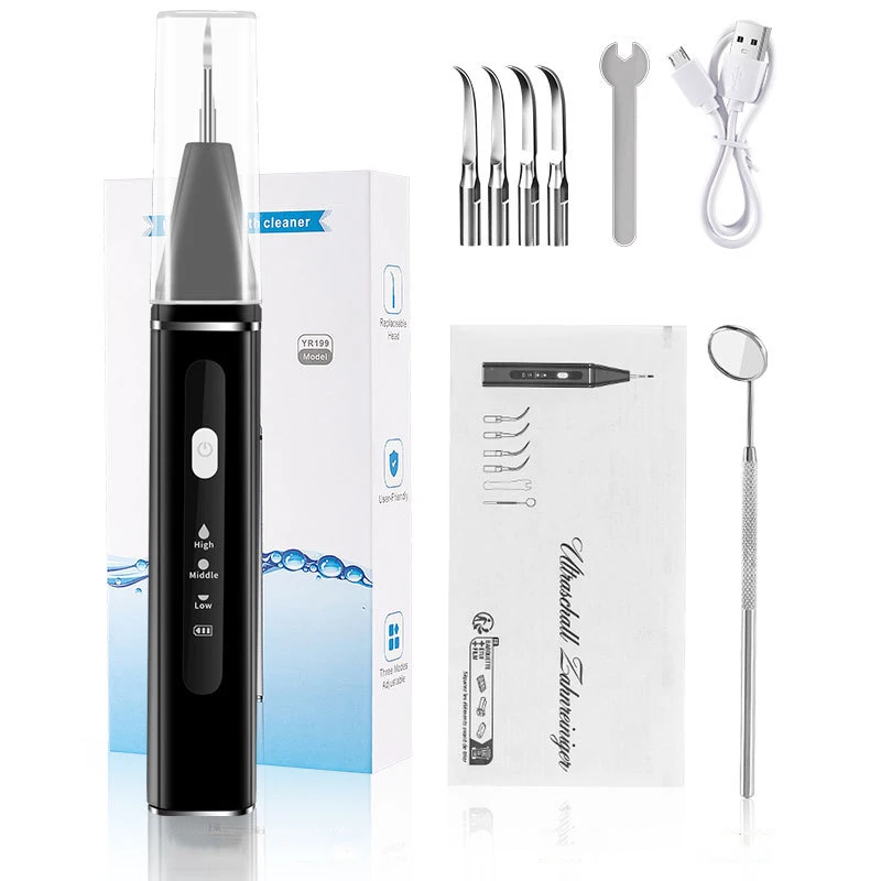 Ultrasonic Electric Tooth Scaler Cleaner with 3 Modes Remover for Teeth 100% Safe