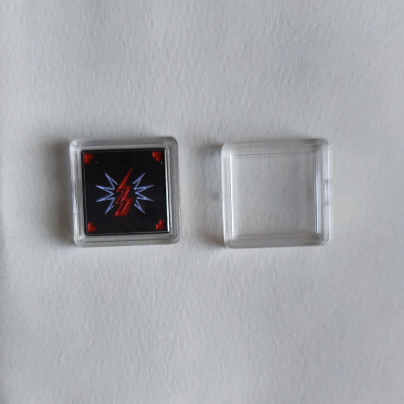 20mm 25mm 30mm Ingot Case Small Plastic Square Capsule Gold Silver bar