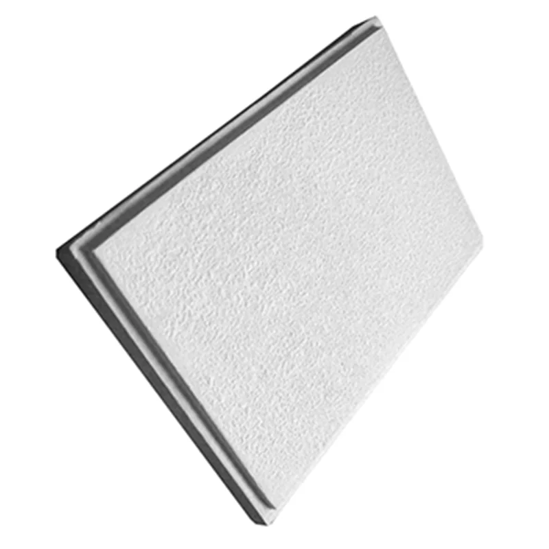 Simple atmosphere tegular edges acoustic fiberglass ceiling tiles