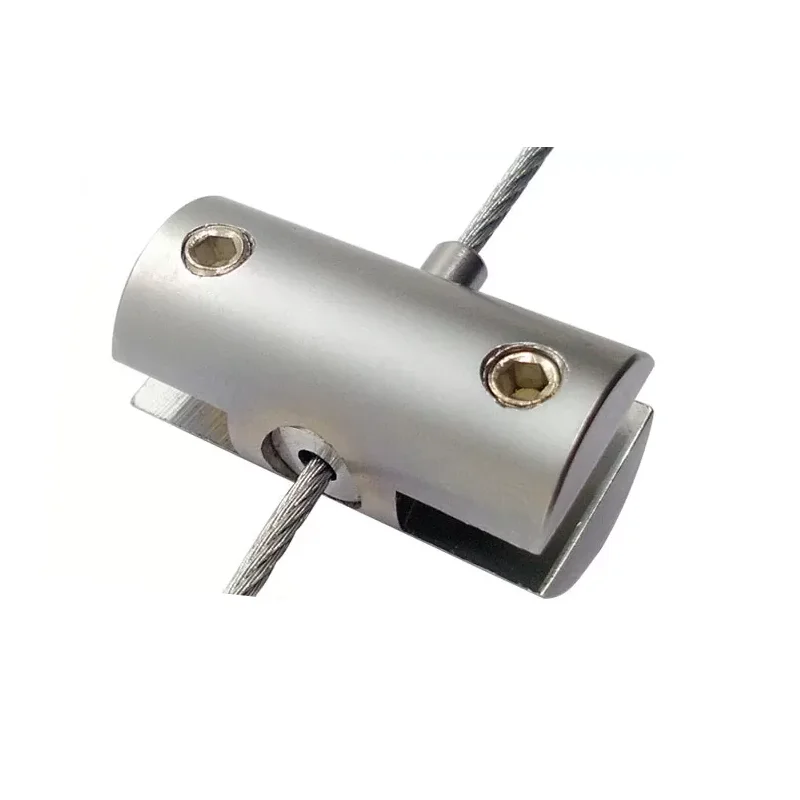 GH A301 Double Clamp Suspension Double sides Hanging Cable Fittings Top Edge Side Clamp for Suspension Display Systems