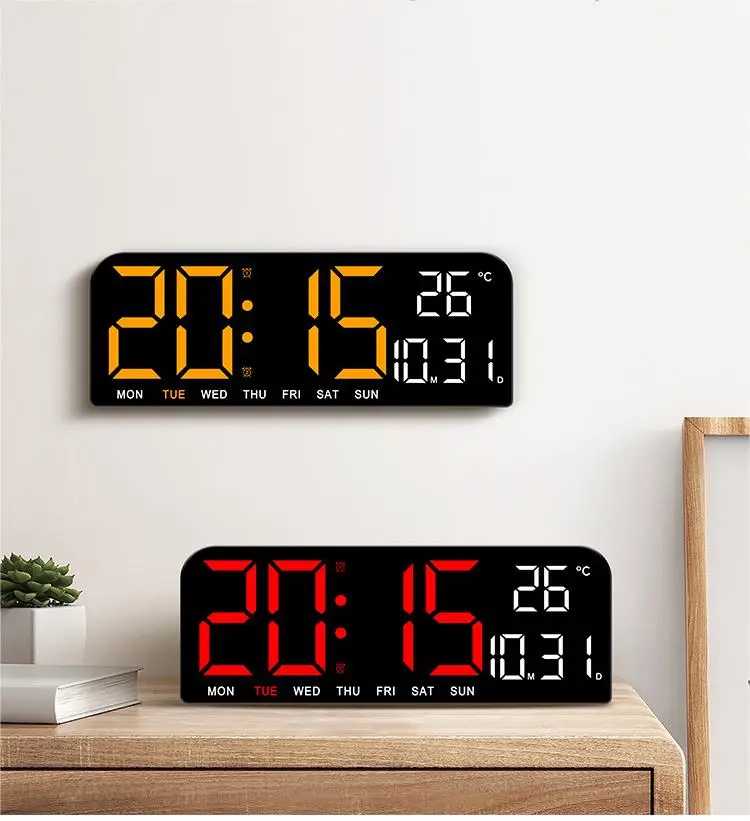 0707 настенные часы с большим экраном