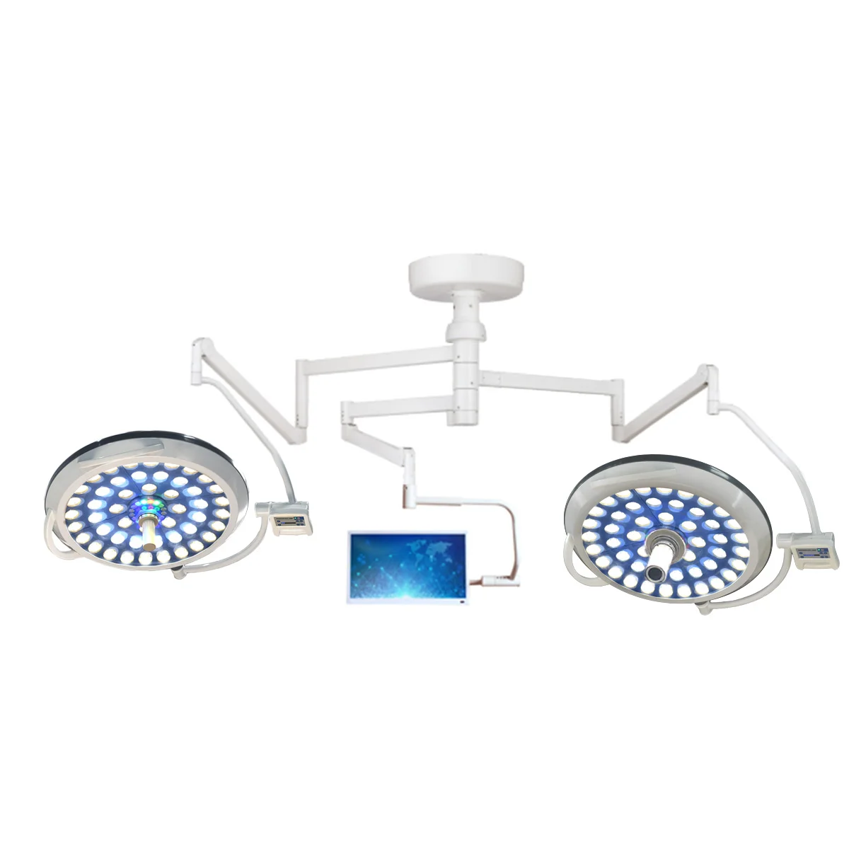 Multi-Color E700/700 Dual Dome Surgical Light with camera Surgery Lamps