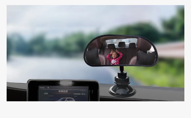 2022 Amazon Hot Deals Best quality Safety Baby Car Seat Mirror Car baby Mirror with Adjustable Wide View