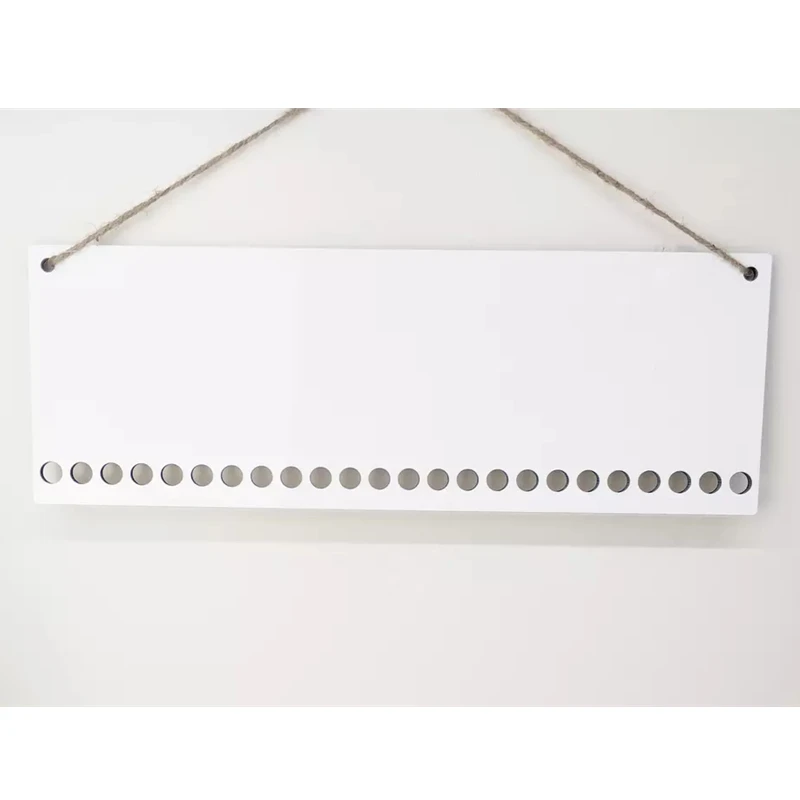 Sublimation MDF Wall Plaque Blanks Candy Cane Advent MDF Calendar/MDF Candy Cane Christmas countdown