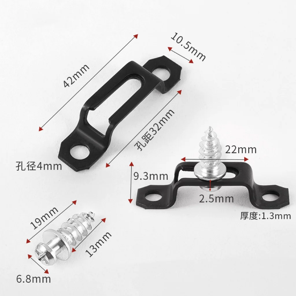 2 in 1 Hidden Connection Connector Screw Fasteners Simple Assembly Cabinet Wardrobe Furniture Hardware Accessories