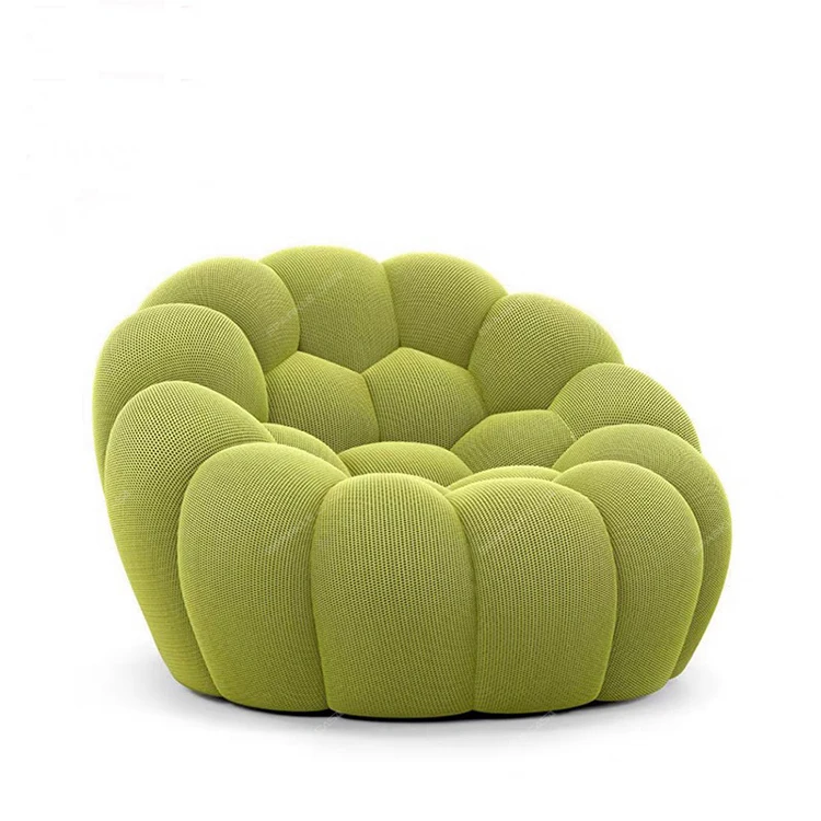 SPARKLE Italian sofa minimalist Rochburg network red designer Nordic small living room pumpkin bubble fabric sofa combination