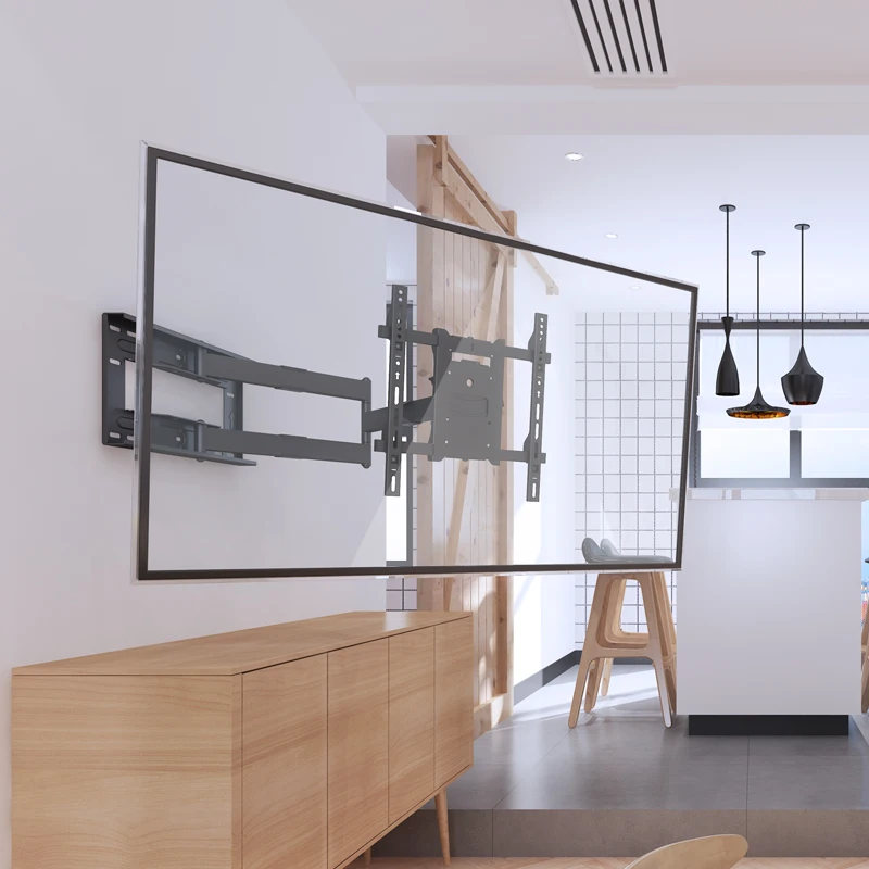 Long Arm full motion retractable  articulating  TV Wall Mount  Bracket For led lcd