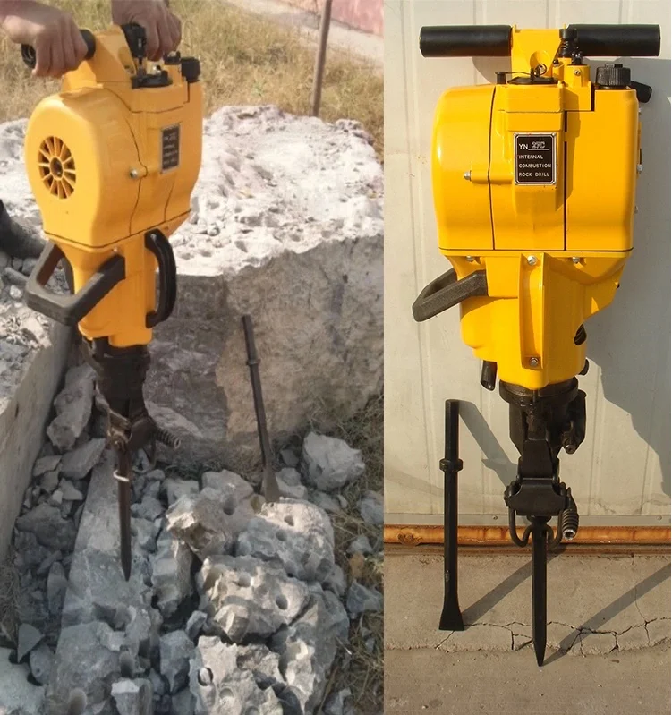 Portable diesel jack hammer power borehole tool YN27C rock drill for sale
