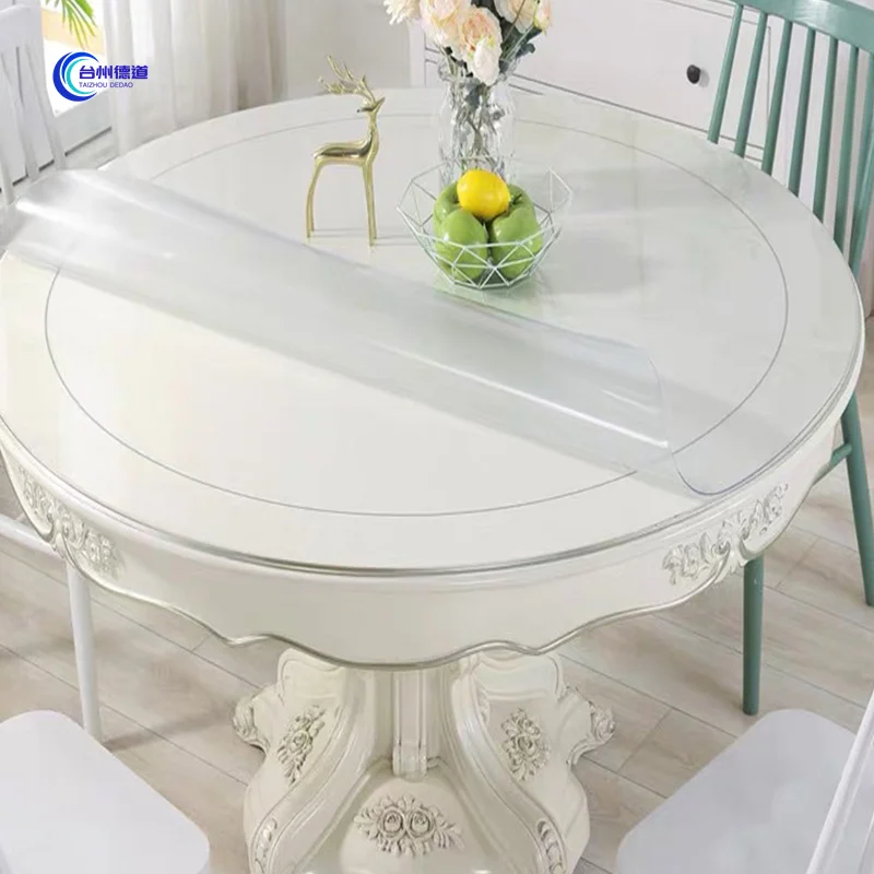 Best Quality China Manufacturer Silicone Tablecloth Transparent