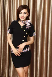 PoeticExist Stewardess Airline Uniform Performance Clothing Sexy Lingerie Underwear