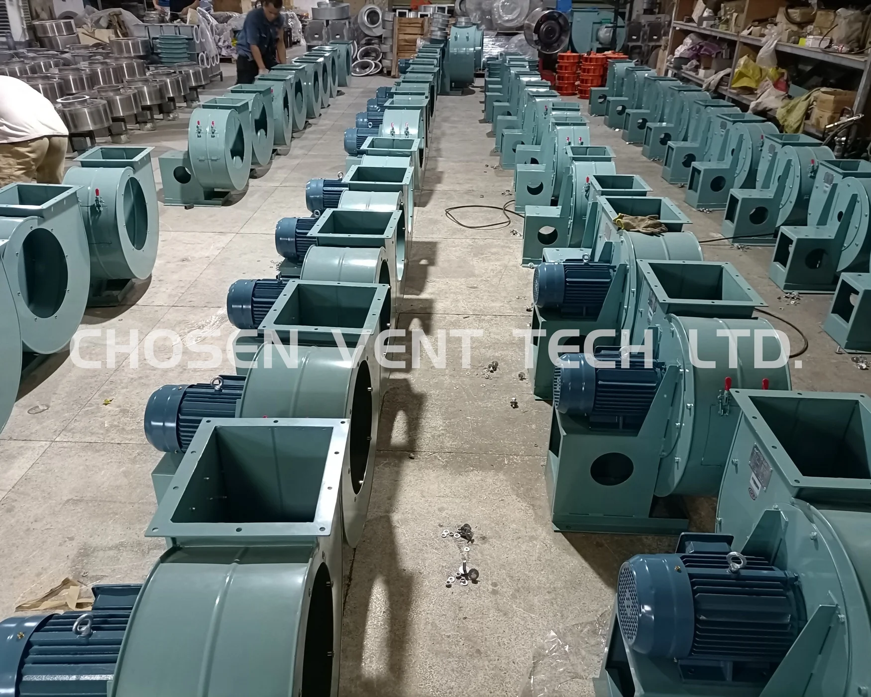 500mm 230V AC Backward Induced Draft Smoke Industrial Centrifugal Exhaust Fan