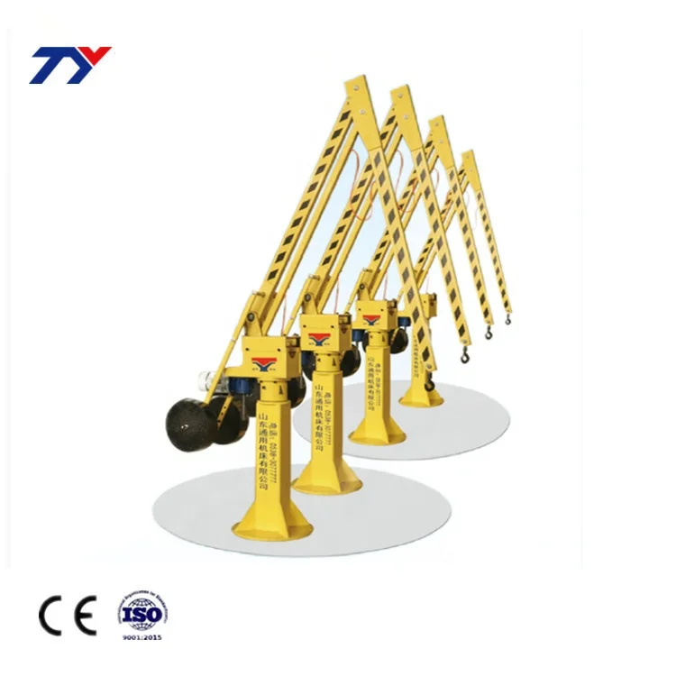 China Cheap Outdoor Fixed Equilibrium Balance Cranes Fixed Type Grapple for Scrap Metal Handling