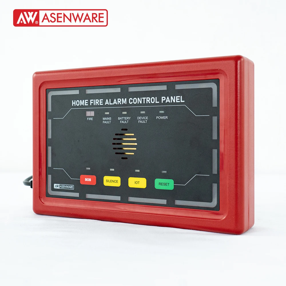 Asenware Enhanced Home Safety Larger Alarm Sound and Brighter Lights HOME FIRE ALARM CONTROL PANEL