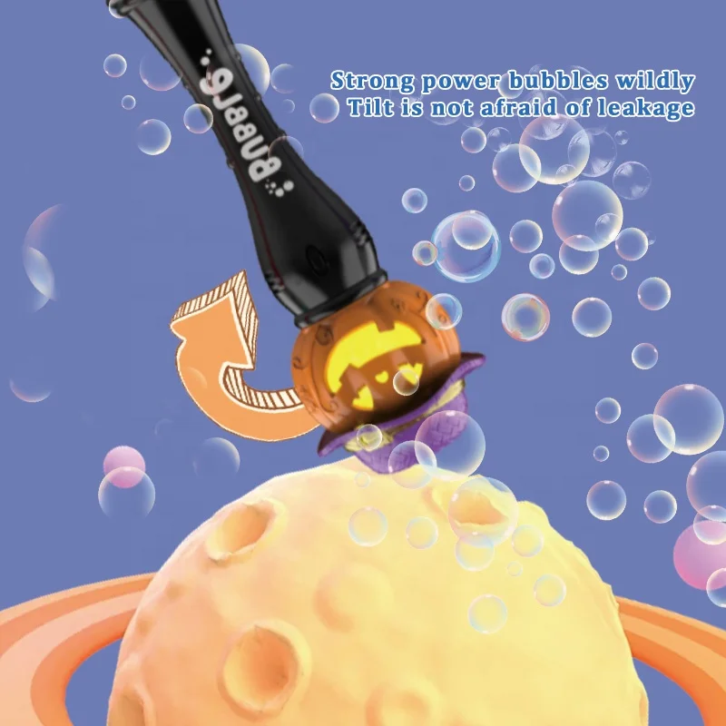 Игрушки для Хэллоуина забавная тыквенная мыльная палочка со светом и музыкой электрическая игрушка