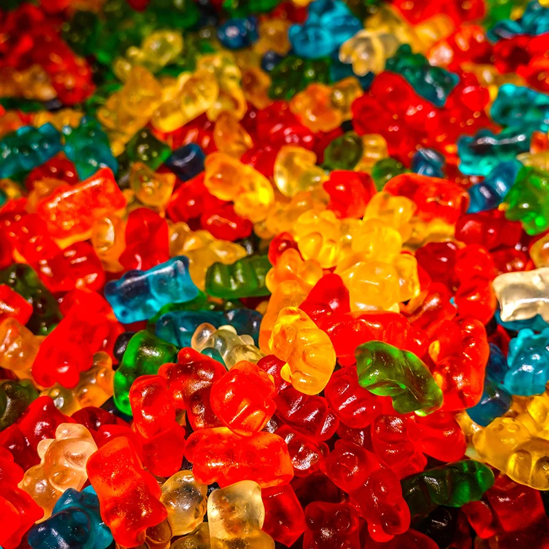 halal yummy delicious Soft candy Gummy Bear Shape fruit Flavor Gummy Candy in Bulk