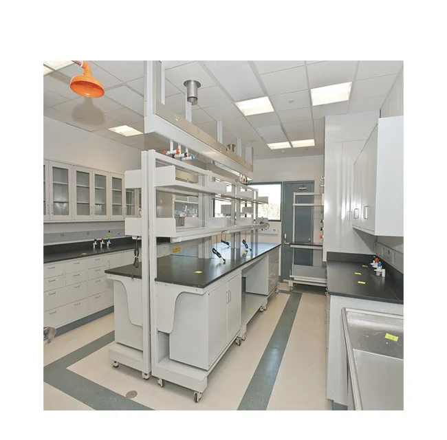 Lab central island bench for chemistry all steel lab bench for lab bench price