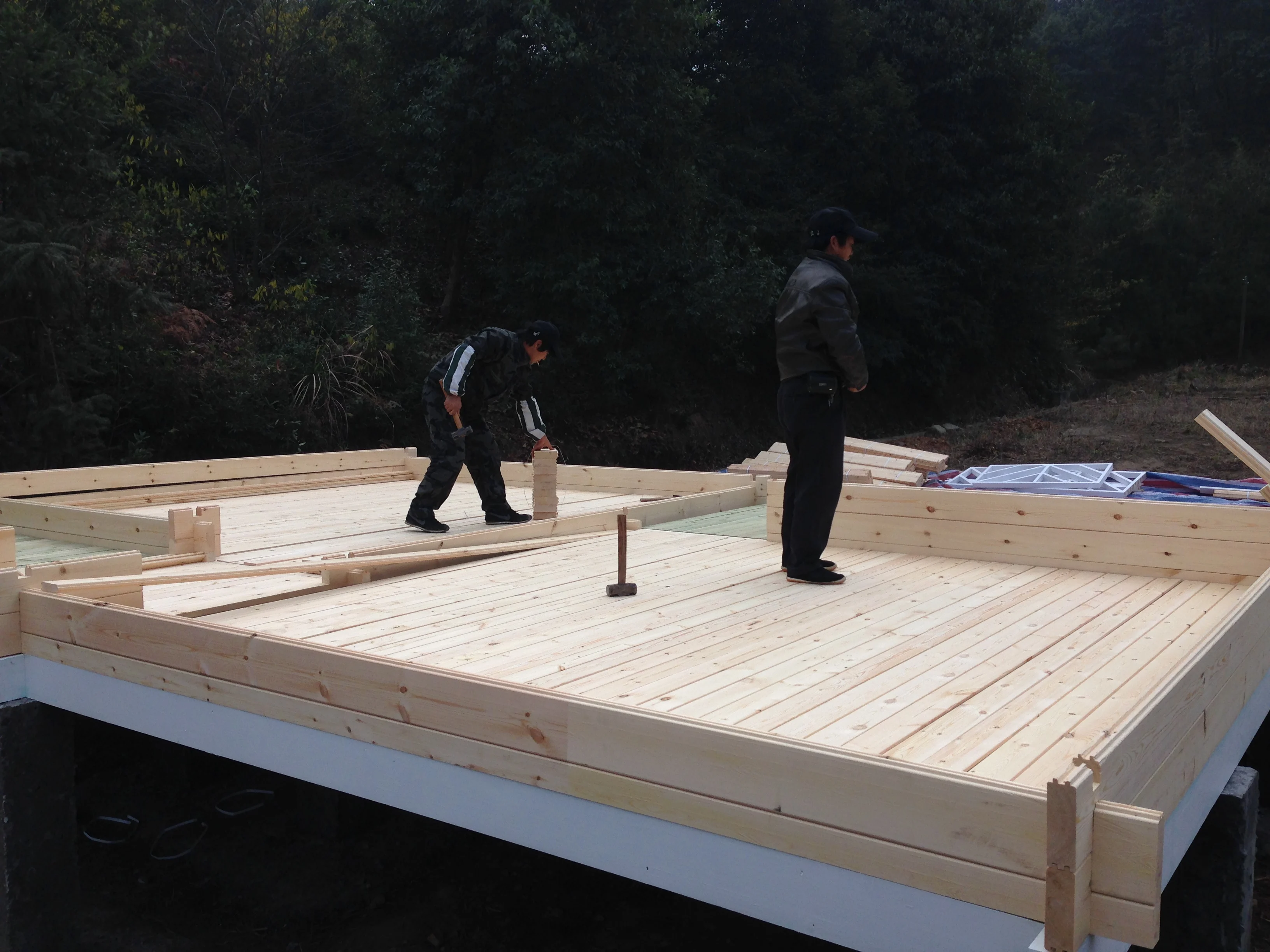 Low cost Modern Tiny house Wooden house China Prefabricated Home For Europe Hotel Apartments