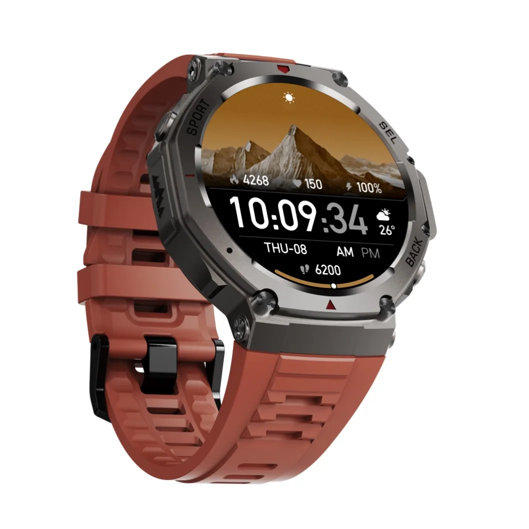 1.43inch AMOLED 500mAh outdoor sports GPS smart watch Built-in GPS 170+ sports modes relojes smart watch 2024 BT calling