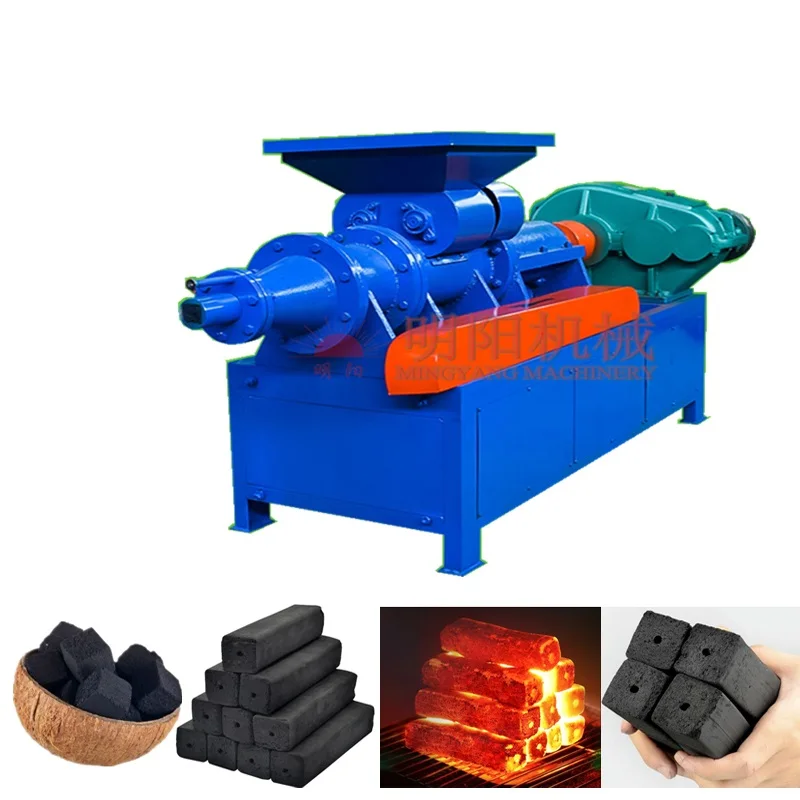 500-1000kg/h Factory Price CE Coal Pellet Extruder Manual Charcoal Briquette Machine for Sale