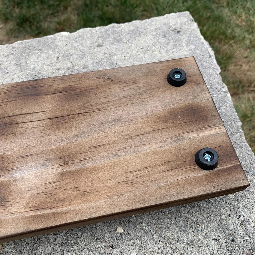 Wood Beer Flight Customized Wooden Whiskey Flight Beer Tasting Tray With Handle