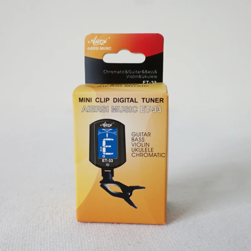 Aiersi Brand High Grade Digital Clip Chromatic Tuner for guitar ukulele violin