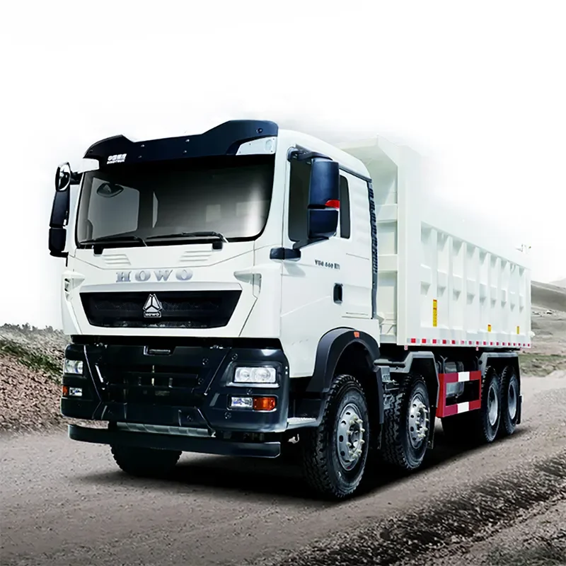 Хорошее состояние Подержанный новый самосвал Howo 6x4 8x4 40 кубических метров 12/10 колесный для продажи