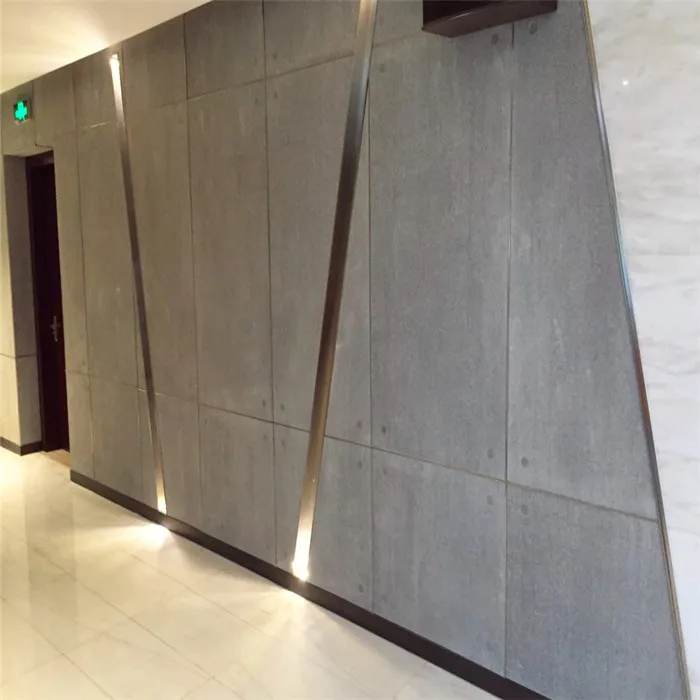 Exterior Wall Fiber Cement Board Waterproof Panel Office Decoration