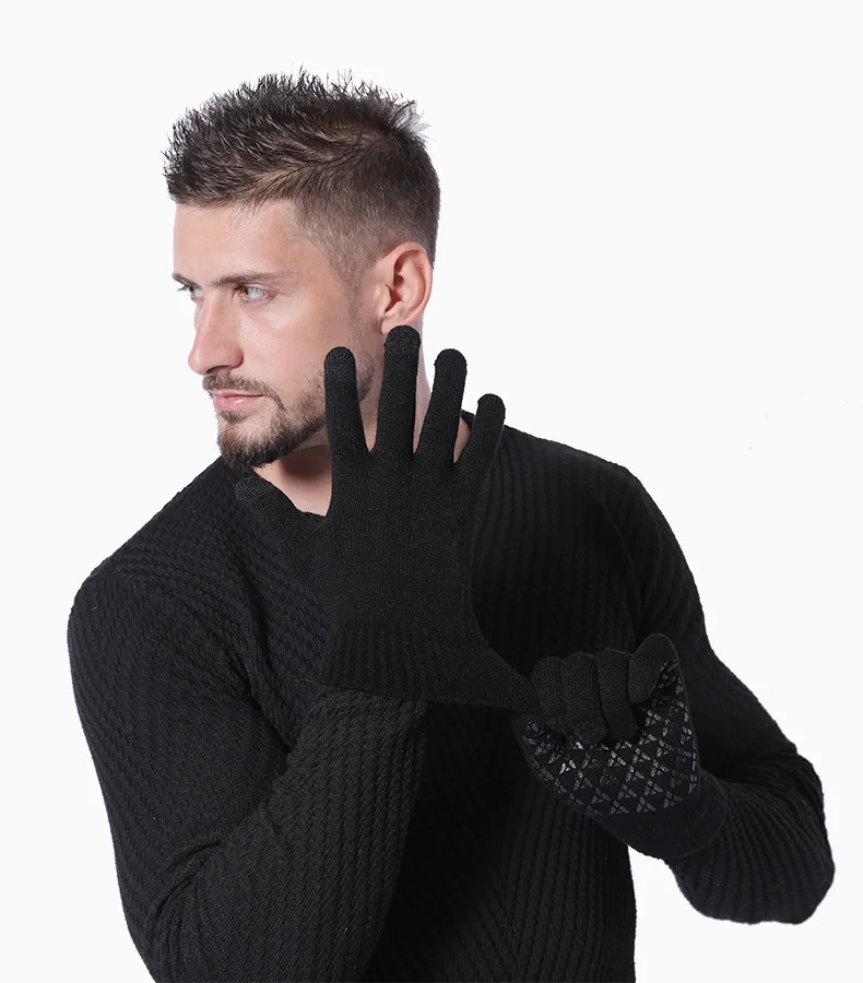 Fashion Unisex Men Women Anti Slip Thermal Touchscreen Magic Knit Smartphone Texting Driving Cycling Touch Screen Winter