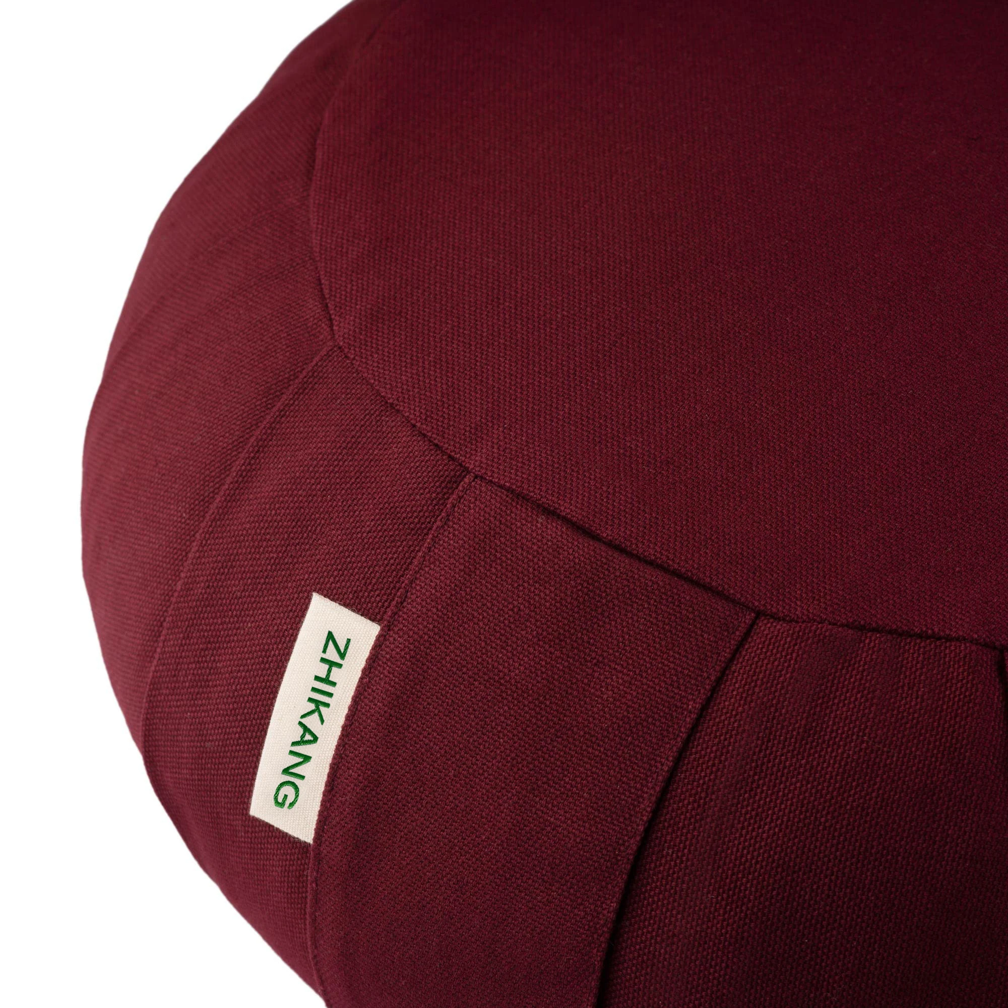 Organic Zafu Floor Pillow Round Buckwheat Husk Filled Yoga Meditation Cushion