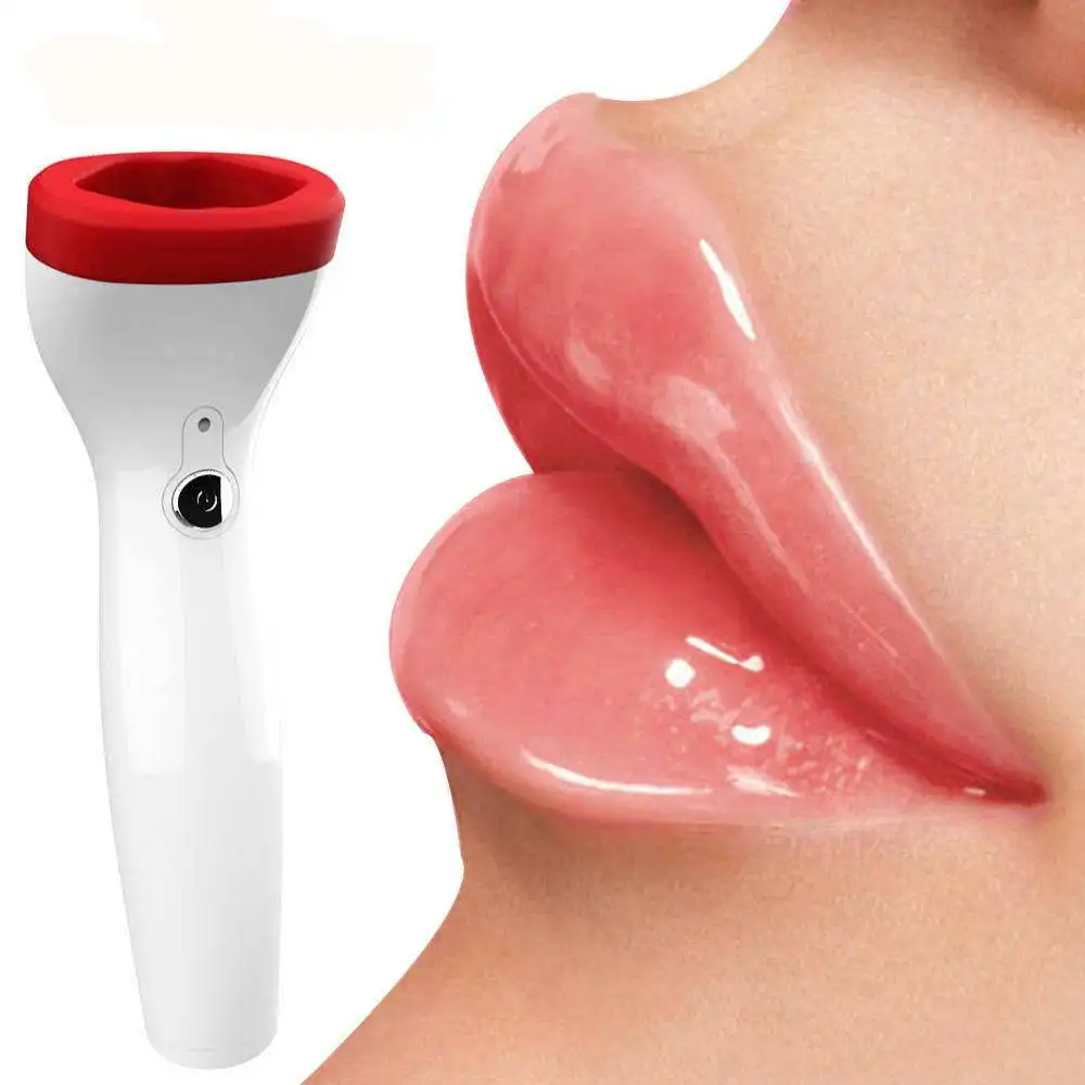 Silicone Care Tool Sexy Bigger Enlarger Magic Lips Pumping Enhancer Plumper Device Electric
