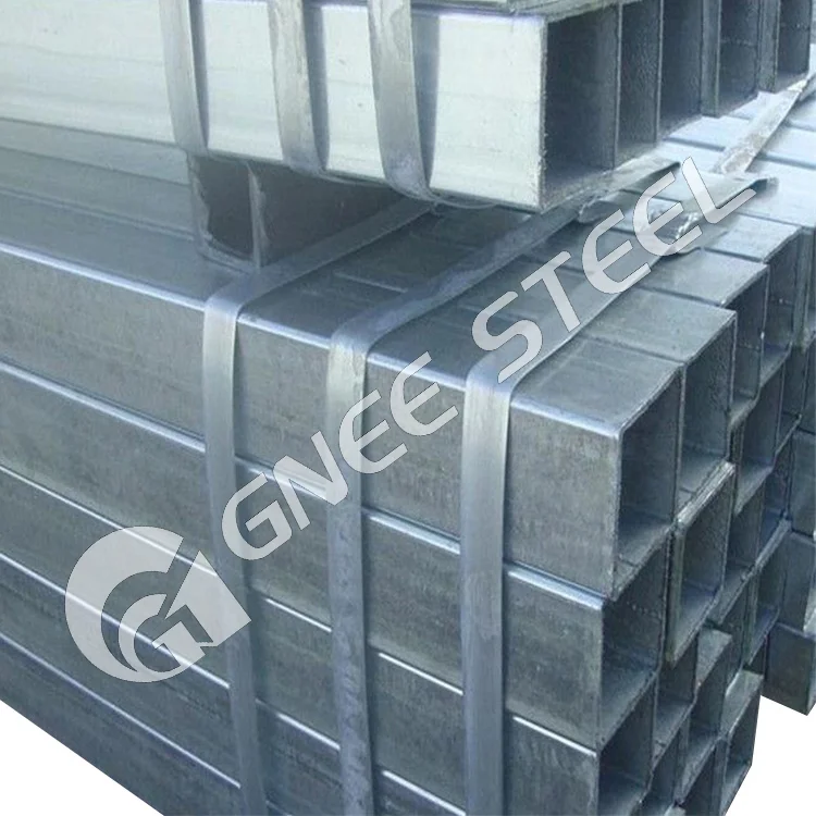 Q195 Q235B ASTM A53 A106 A500  Pre-Galvanized Hot-DIP Galvanized Welded Seamless  Steel Square Pipe for Construction