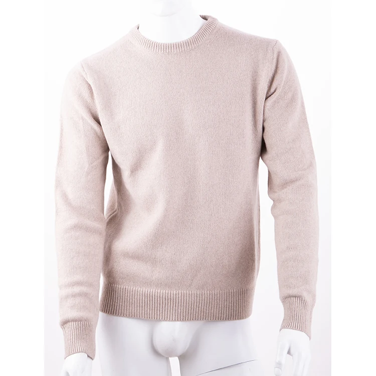 Custom 100% Cashmere Sweater For Men