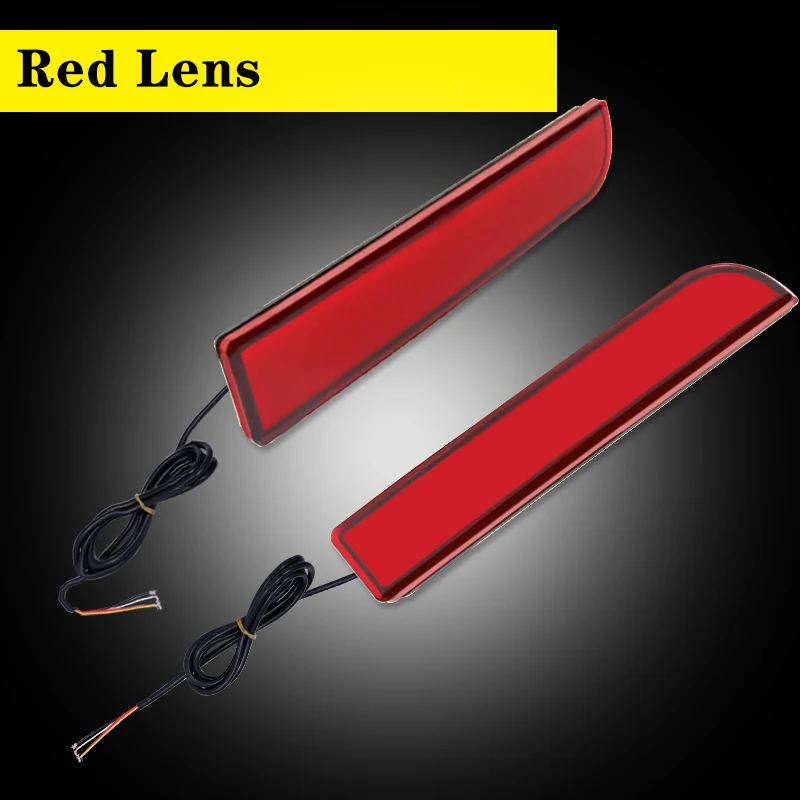 Full LED Bumper Lights For Mitsubishi Lancer Evo X Outlander Tail/Brake,Turn Signal Lights Rear Fog Lamps