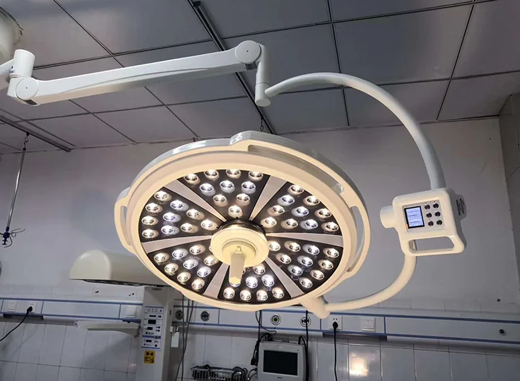 Single head 700mm ceiling medical LED shadowless operating lamp hospital surgical exam light price