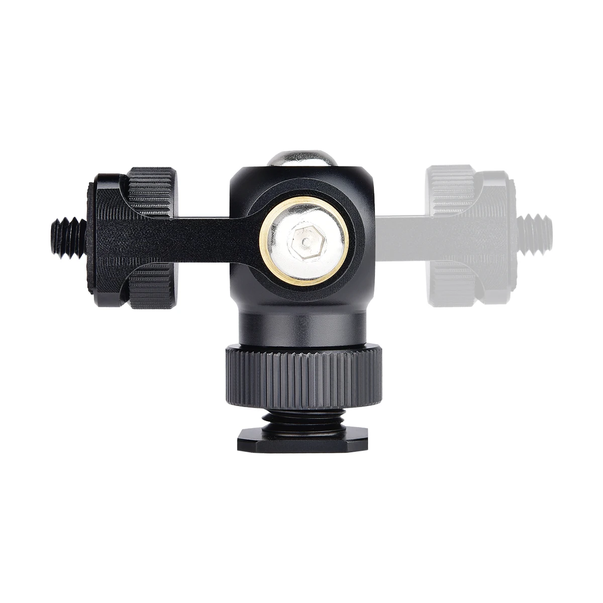 Yelangu Swivel and Tilt Monitor Holder Mount Ball Head Magic Arm with Cold Shoe