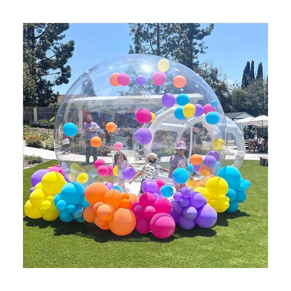 Factory wholesale camping tent, inflatable clear bubble tent for sale