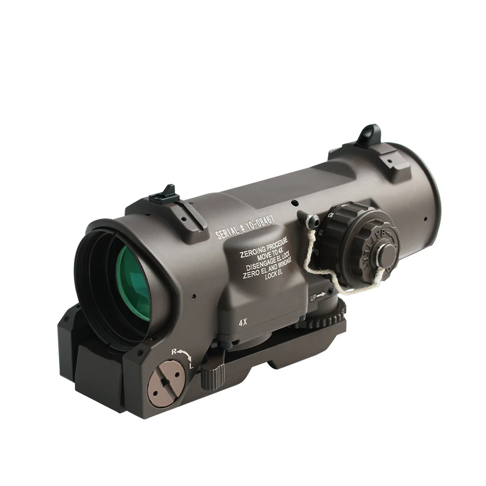  Тактическая Винтовка SPINA OPTICS фиксированный двухцелевой прицел 4X 4X32F с красной точкой для охоты и