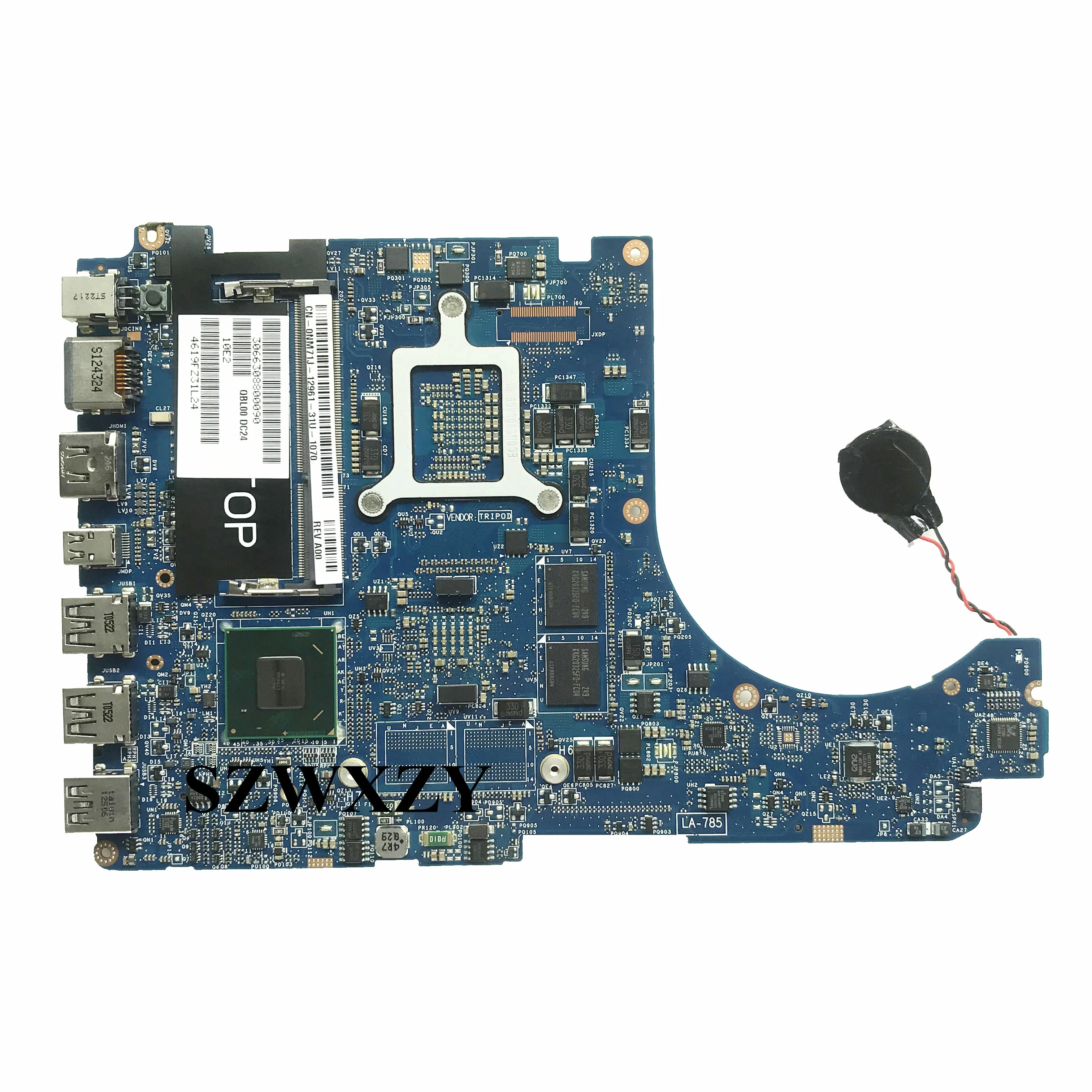 Для Dell XPS 15 L521X Материнская плата ноутбука QBL00 LA-7852P CN-0NM71J 0NM71J HM77 с SR0WX I5-3230M процессор 100% тестирование Быстрая