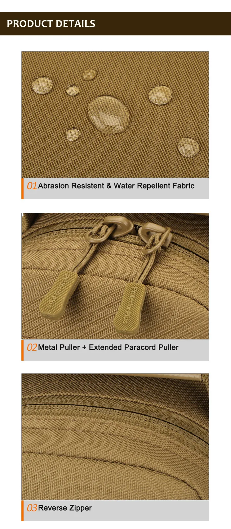 Waterproof 600D Oxford Camping Trekking Hunting Tactical Backpack MOLLE Bag Hiking Daypacks With Power Charging 13