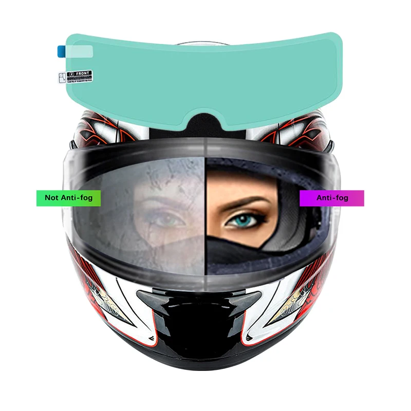  Универсальная универсальная противотуманная пленка на шлем для Shoei Ls2 Hjc Agv K3 Sv K4 полнолицевых мотоциклетных шлемов козырек