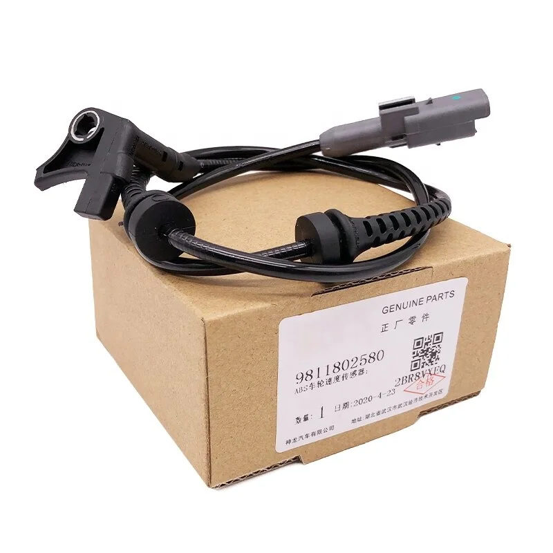 9811802580 Auto Parts ABS Sensor For Peugeot 307 308 408 C4L Sega 3008 Car Front Wheel Speed Sensor