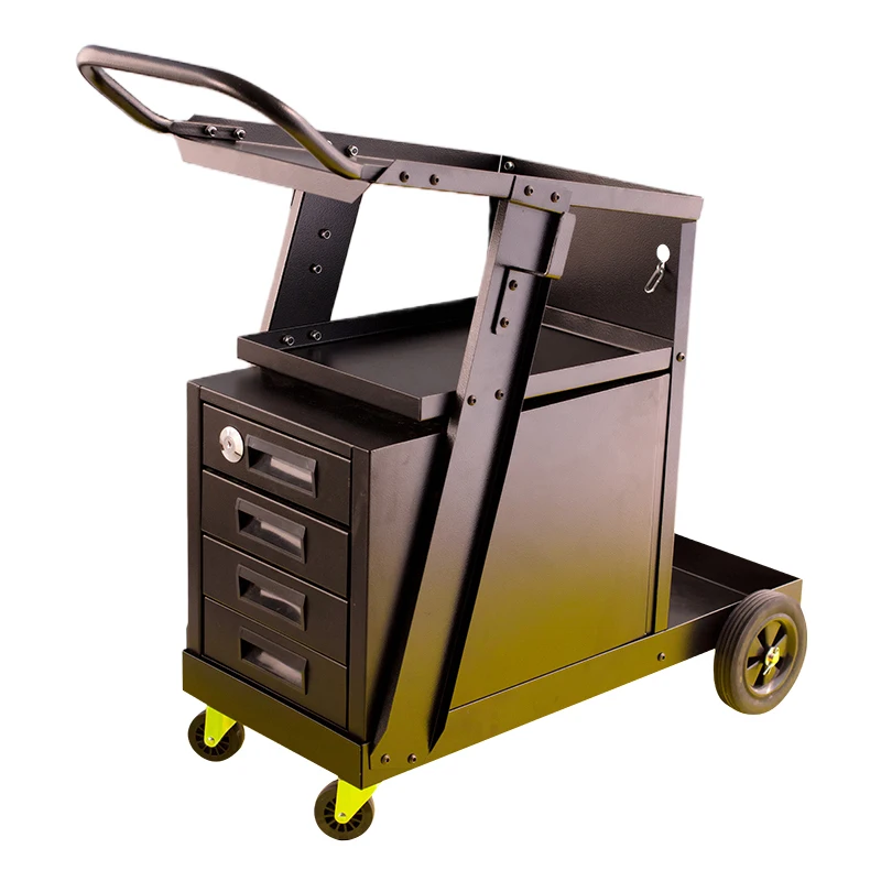 whole sale high quality welding machine gas cylinder welding trolley welding cart with drawer tools cart