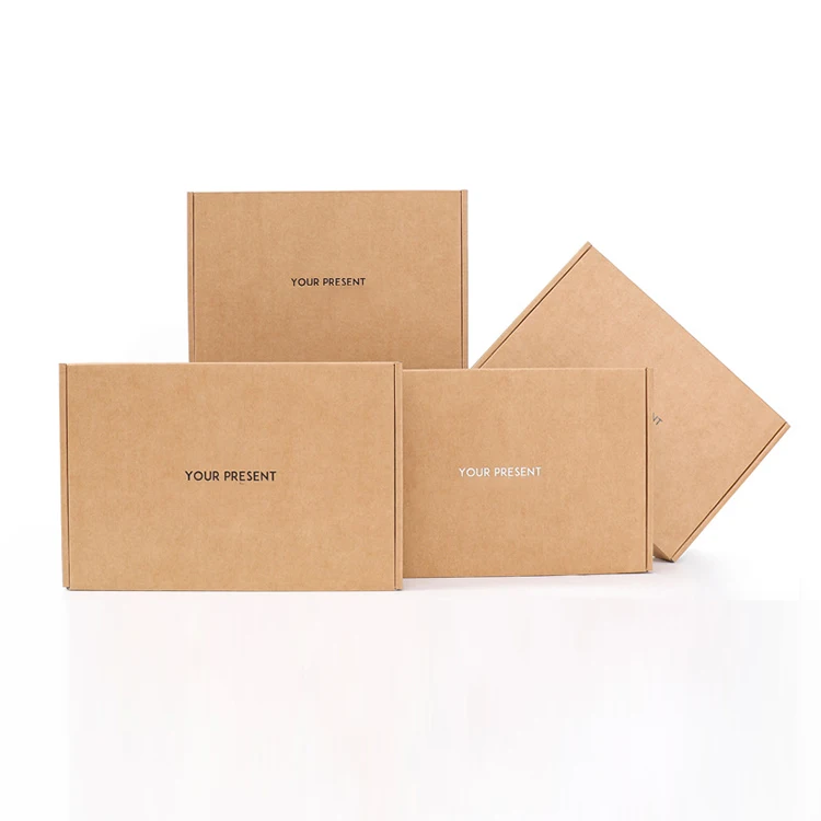 Low price kraft mailer boxes good price suit modern novel design caja de envio shipping packaging box for small business